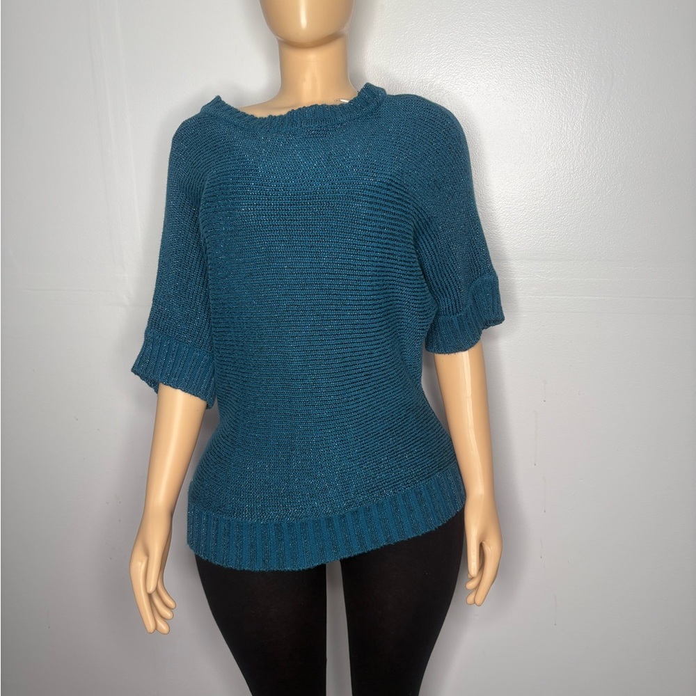 Forever 21 Blue Crew Neck Sweater